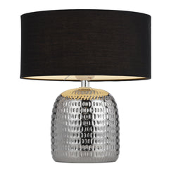 Altoton TFS CERAMIC TABLE LAMP 25wE27max H:400 D:240 SILVER/BLACK