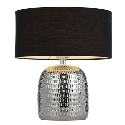 Altoton TFS CERAMIC TABLE LAMP 25wE27max H:400 D:240 SILVER/BLACK