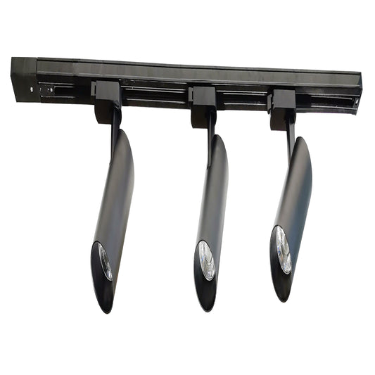 Paris TFS 55 TRACKSPOT 3x12wCOB 3CCT 24d 55*120_Track 1000mm BLACK (single phase 3 wire)