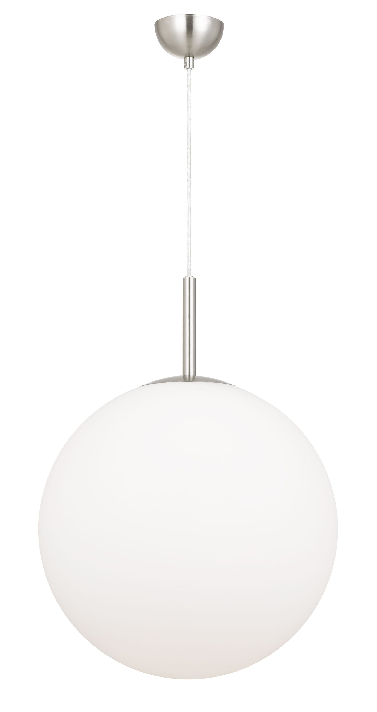 TFS 16 PENDANT 25w E27 D:400 CAB:2m NICKEL / OPAL MATT