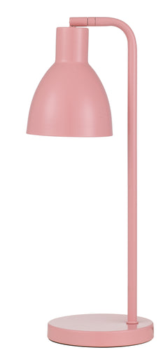 TFS TABLE LAMP 25wE27max H:450 D:150 PINK/PINK Cab:1.5m