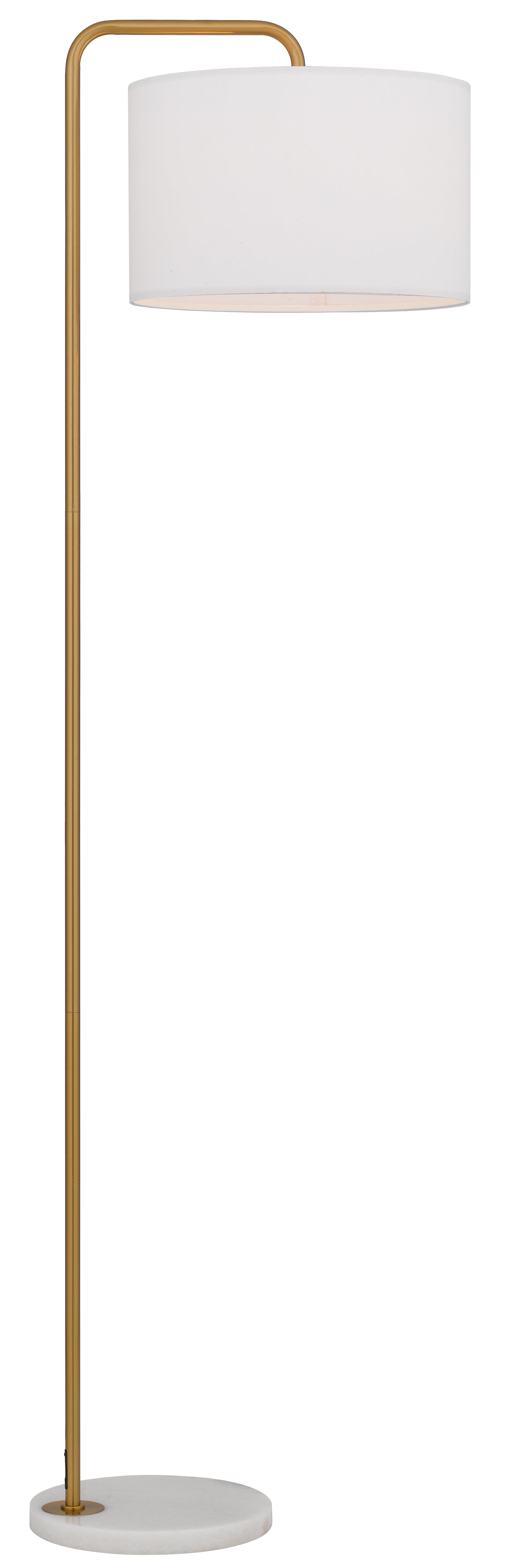 TFS FL 25wE27max D:350 H:1550 cab:2.0m foot switch IVORY / GOLD
