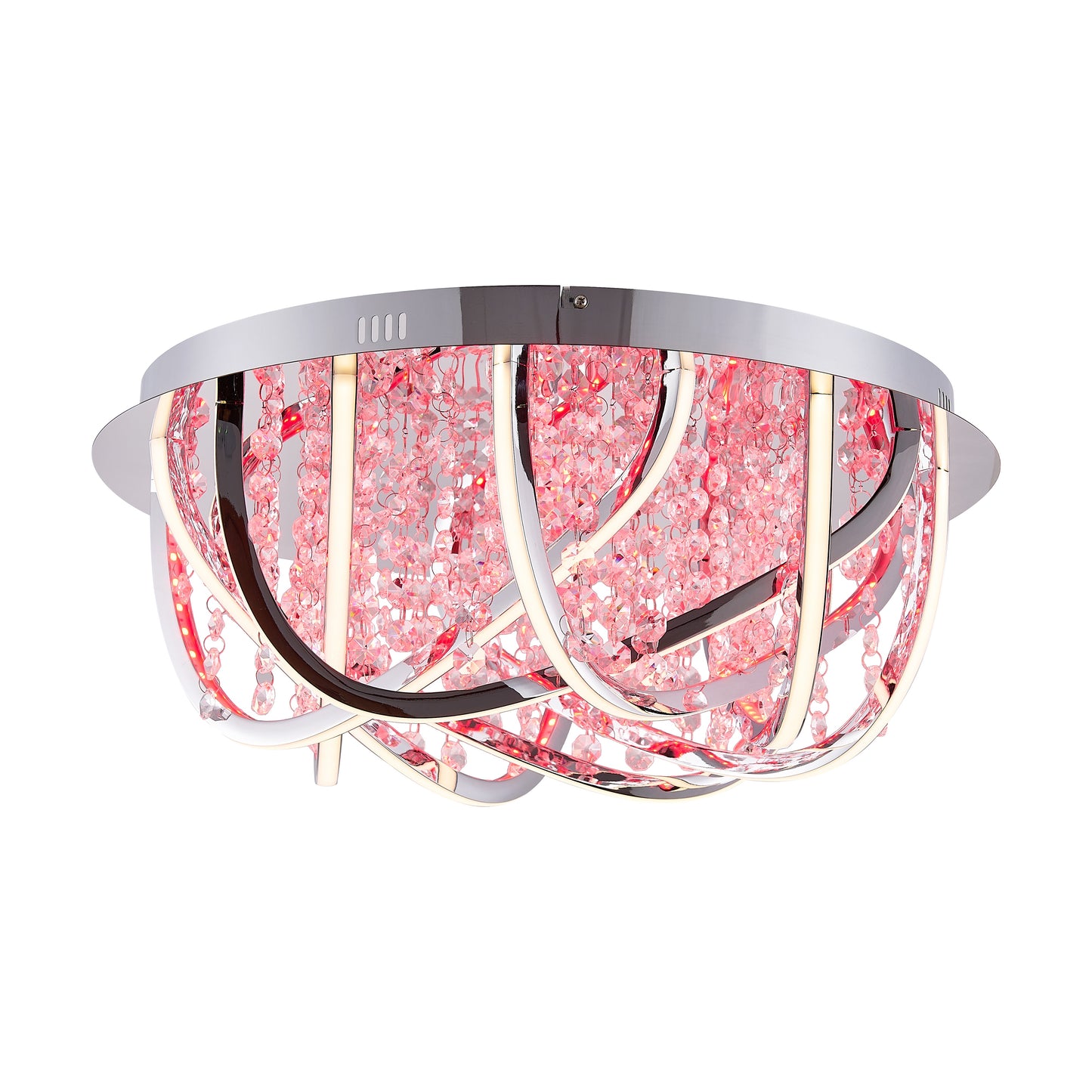 TFS CTC 44wLED 4000K D550 H220 DIM+RGB BY RMTE 3600LM CHROME/CRYSTAL
