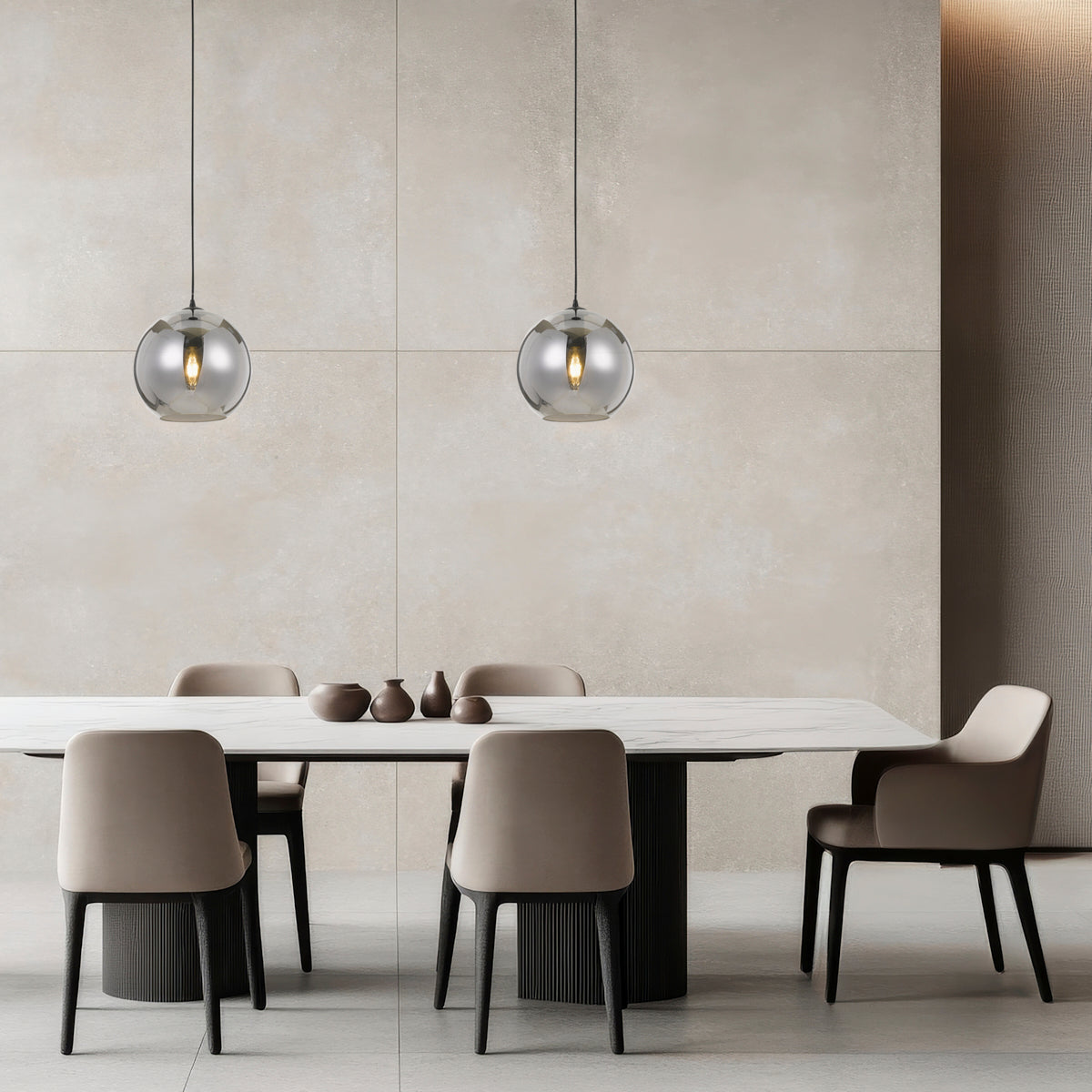 TFS 30 PENDANT 25wE27max D 300 Cab:2m BLACK/SMOKE