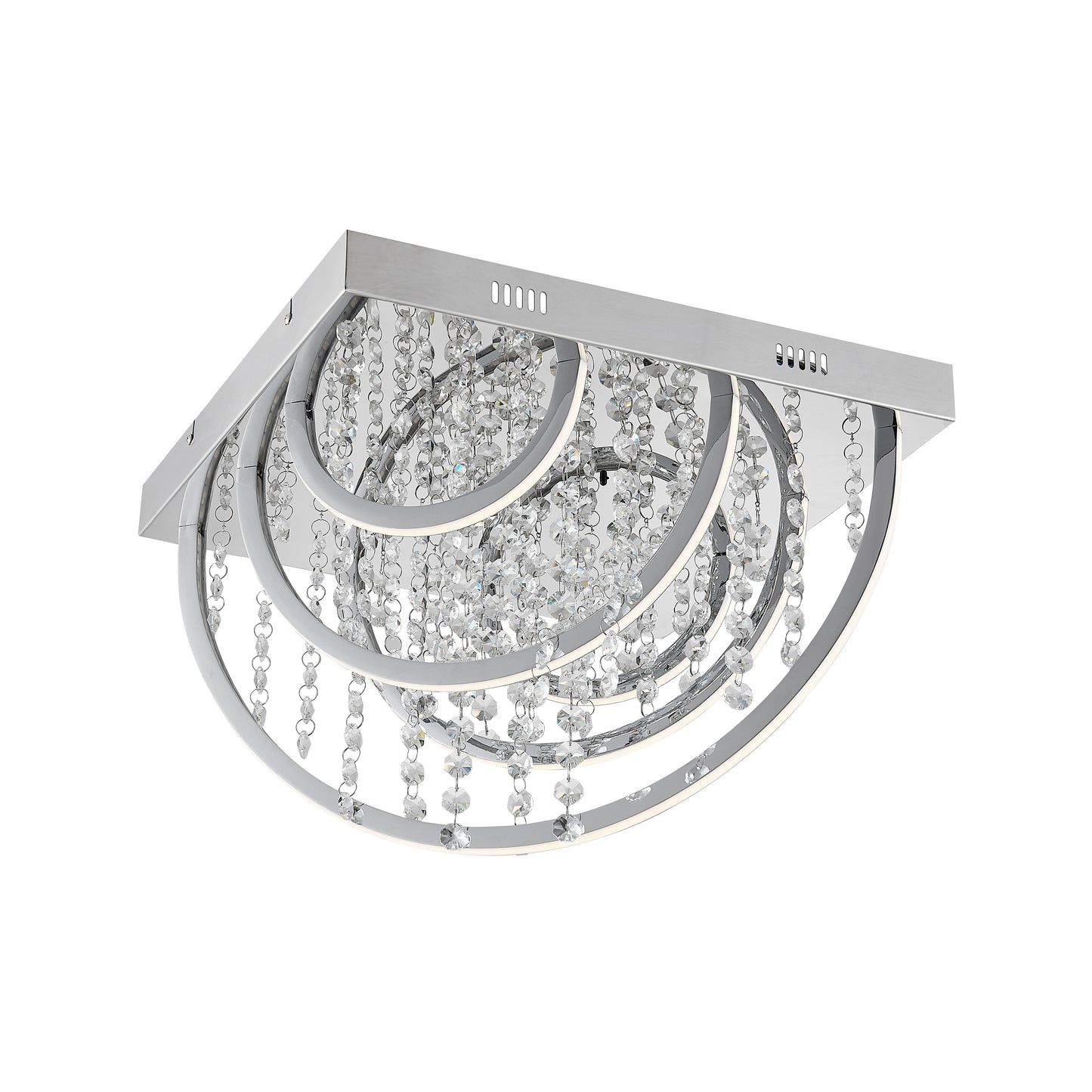 TFS CTC 25wLED 4000K L420 W420 H310 DIM+RGB BY RMTE 2500LM CHROME/CRYSTAL