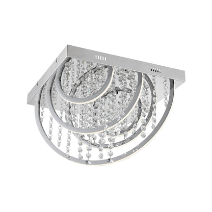 TFS CTC 25wLED 4000K L420 W420 H310 DIM+RGB BY RMTE 2500LM CHROME/CRYSTAL