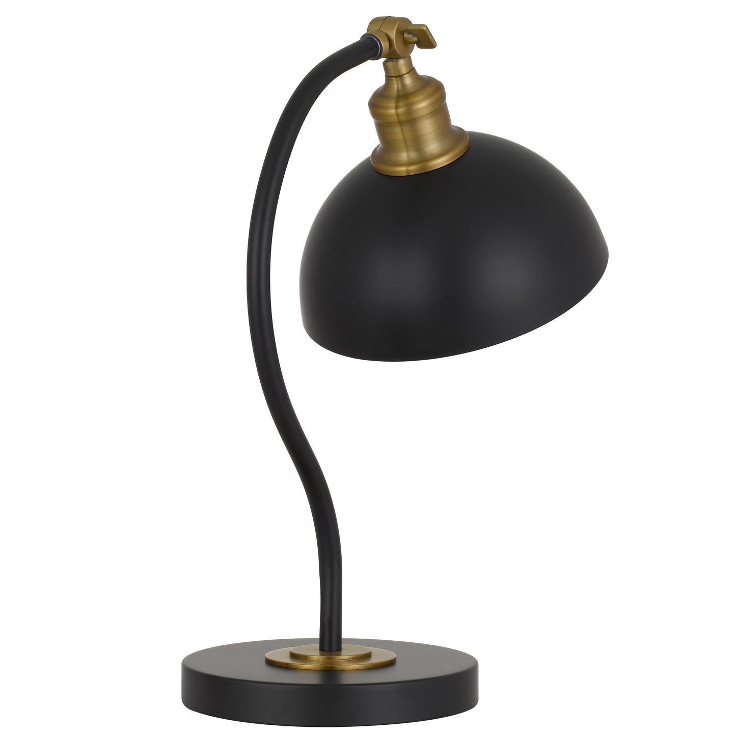 TFS TABLE LAMP 25wE27max L:285 W:200x H:415 SHADE D:200 H:190 BEIGE SATIN/ BRASS