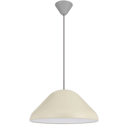 TFS 44CM PENDANT 25wE27max D440 H195 CAB 2M BEIGE SATIN