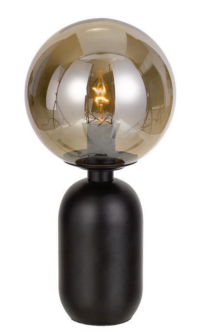 TFS TABLE LAMP 25wE14max D:200 H:400 cable2.0 line swt BLACK/SMOKE