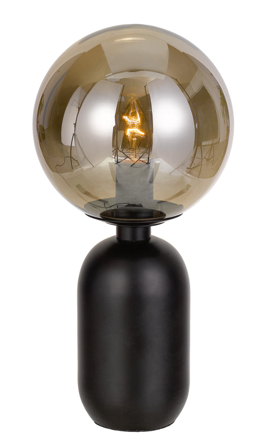 TFS TABLE LAMP 25wE14max D:200 H:400 cable2.0 line swt BLACK/SMOKE