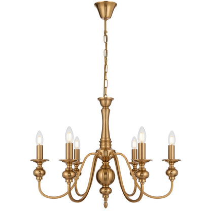 Zanoform TFS 6LT PENDANT 6x25wE14max D:680 H:500 chain 2m COPPER