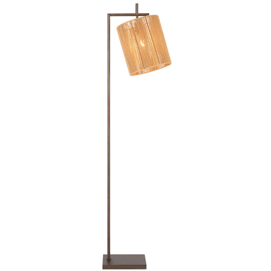 TFS FLOOR LAMP 25wE27max L325 W250 H1500 foot swt BRONZE / NATURAL STRING
