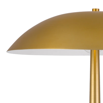TFS TABLE LAMP 2x25wE27max D400 H500 TOUCH SWITCH ANTIQUE BRASS / DARK COFFEE