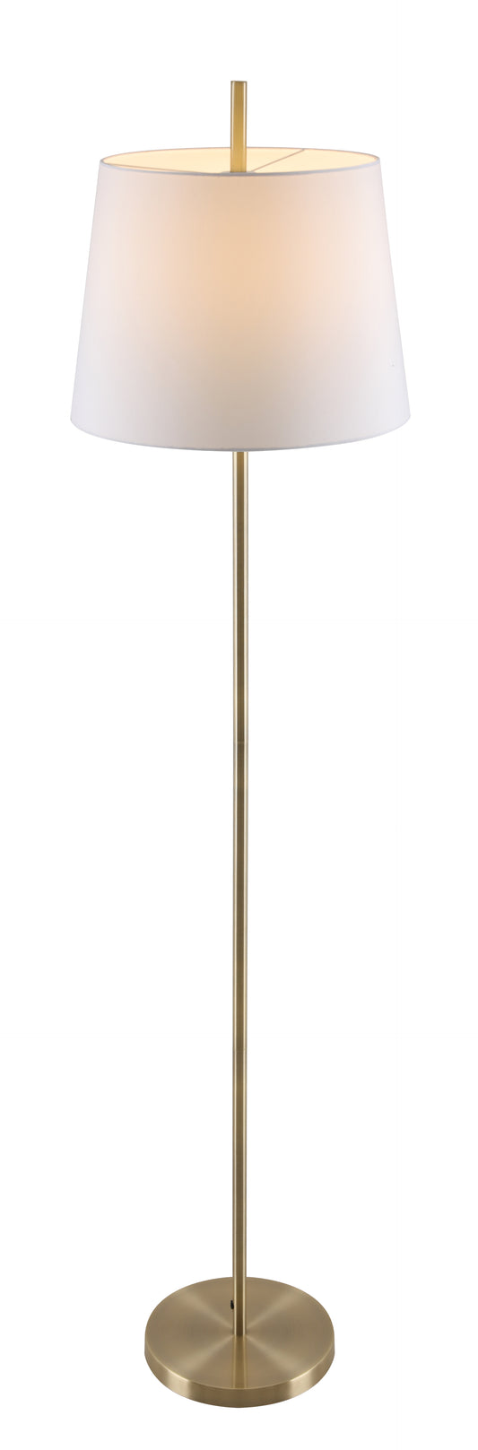 TFS FLOOR LAMP 40wE27 max H1690 D400 WHITE / AB