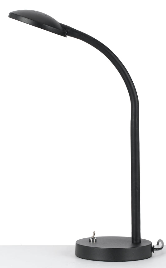 TFS LED DESK LAMP 6w LED H:550 420Lm BLACK - 3000K