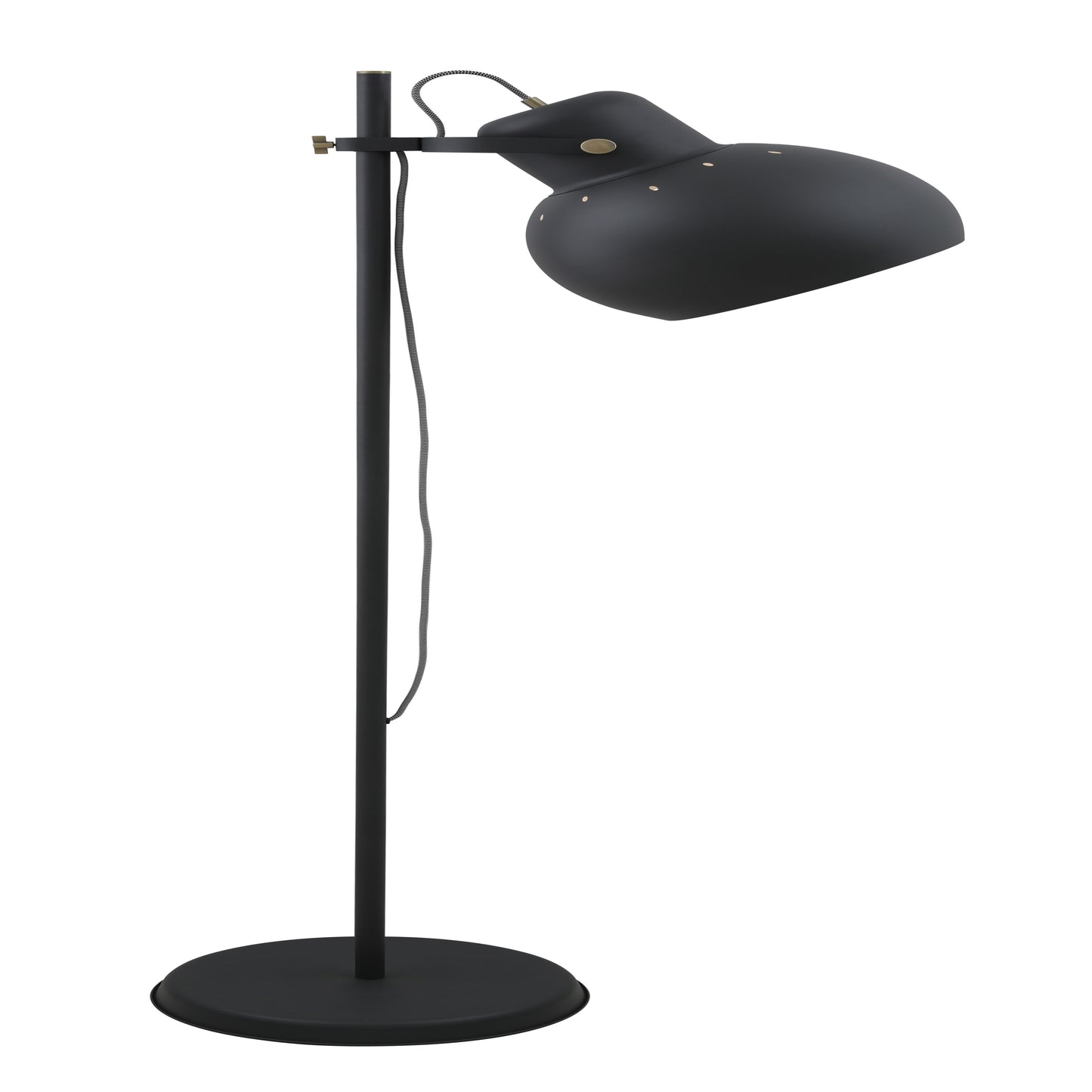 TFS FLOOR LAMP 40wE27 max H1800 D350 DARK GREY / ANTIQUE BRASS