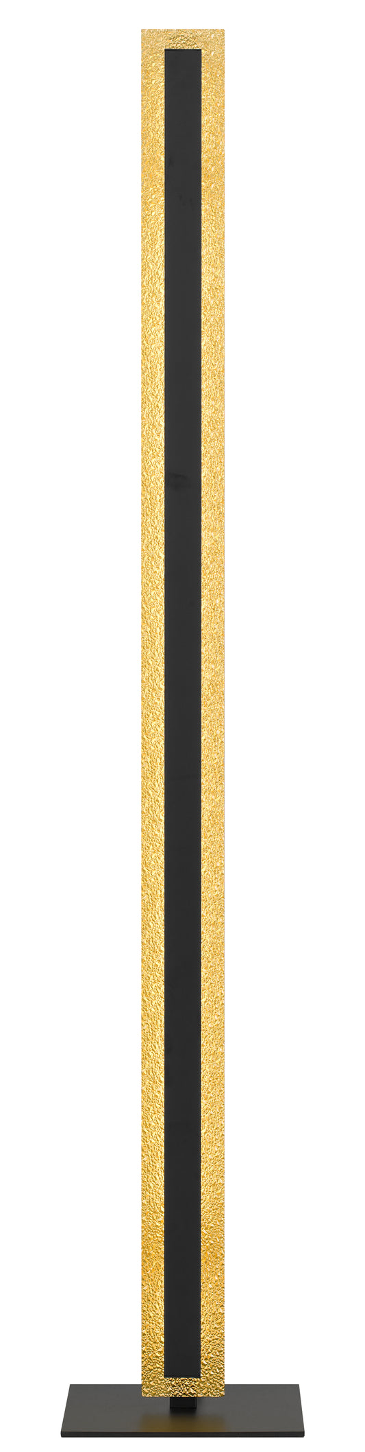 TFS FLOOR LAMP 30W LED DIM H:1320 D:230 GOLD ACRYLIC 3000K 2400Lm