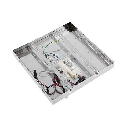 TFS CTC 25wLED 4000K L420 W420 H310 DIM+RGB BY RMTE 2500LM CHROME/CRYSTAL