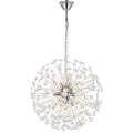 Vigo TFS 9 LT PENDANT 9x6wG9max D:500 CHAIN 2M CRYS H200 CHROME / CLEAR
