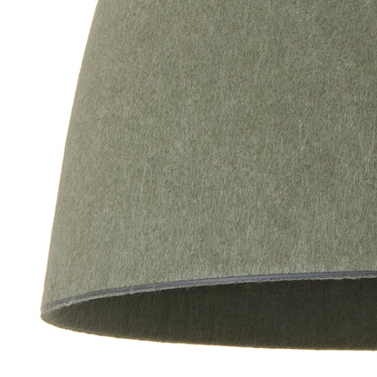 TFS FELT PENDANT 25wE27max D430 H270 cab 2m GREEN FELT