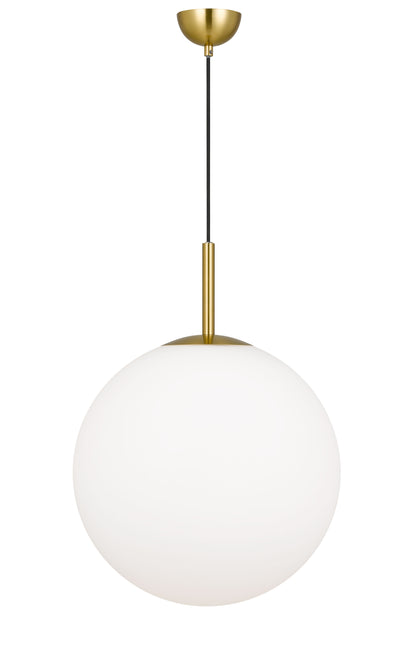 TFS 16 PENDANT 25w E27 D:400 CAB:2m ANTI GOLD / OPAL MATT