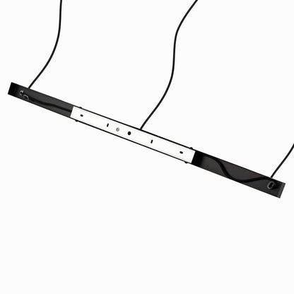 TFS 3LTS BAR PENDANT 3x25wE27max L1100 W200 H260 cab 2m BLACK MATT/ SMOKE