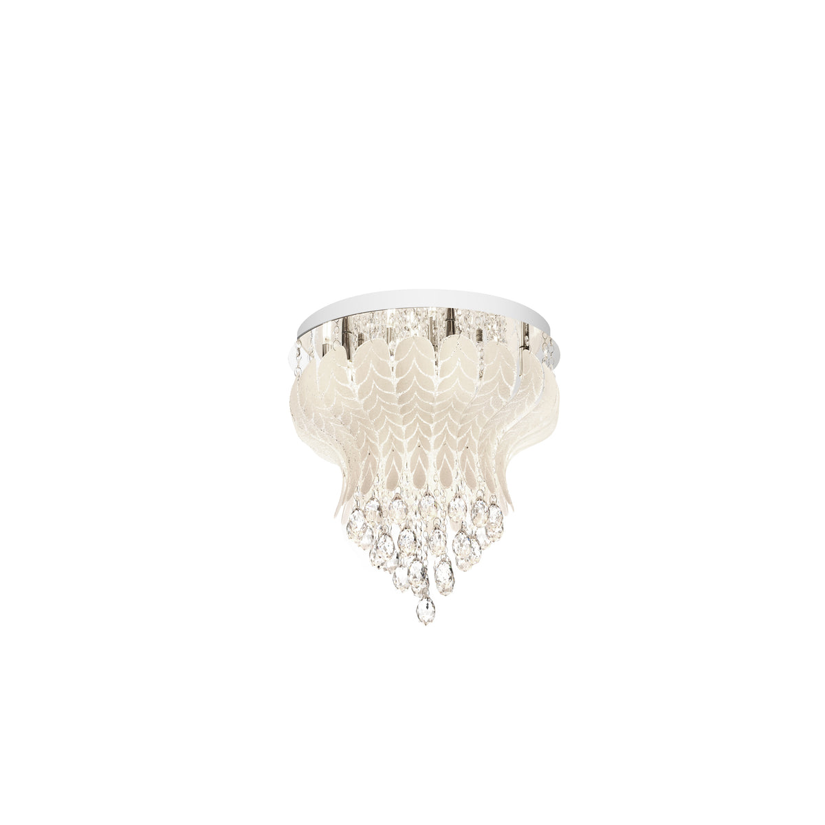 Natura TFS 60 CTC 10x28wG9max WHITE / CLEAR CRYSTAL BEADS D:600 GLOBE NOT INCLUDED