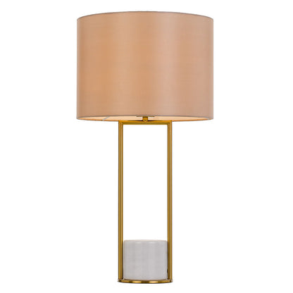 TFS TABLE LAMP 25wE27max D:320 H:600 cable2.0 line swt WHITE/ANT GOLD/CREAM