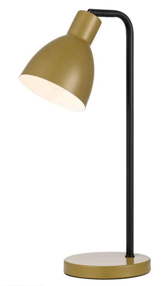 TFS TABLE LAMP 25wE27max H:450 D:150 GOLD/GOLD Cab:1.5m