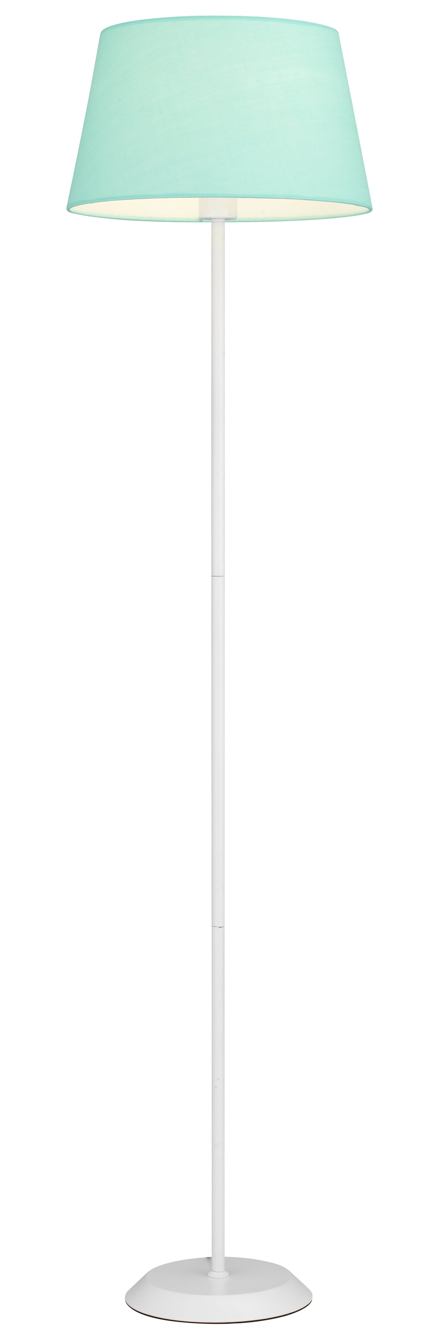 TFS FLOOR LAMP 25wE27max H:1480 D:360 WHITE/GREEN Foot Switch