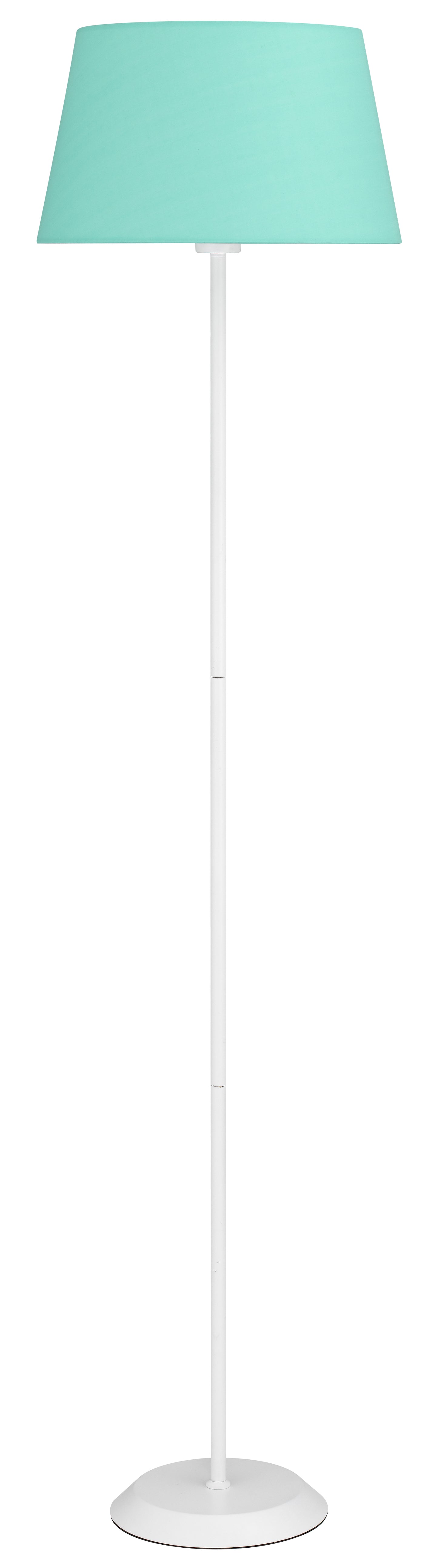 TFS FLOOR LAMP 25wE27max H:1480 D:360 WHITE/GREEN Foot Switch