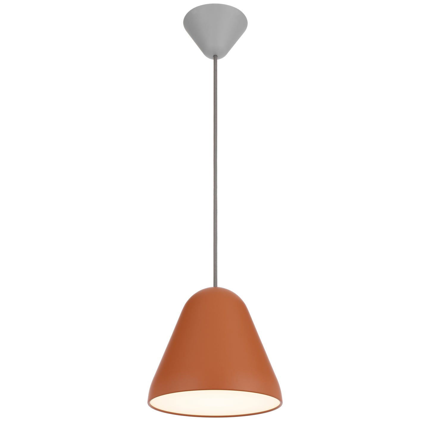 TFS 22CM PENDANT 25wE27max D220 H195 CAB 2M ORANGE SATIN