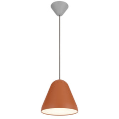 TFS 22CM PENDANT 25wE27max D220 H195 CAB 2M ORANGE SATIN