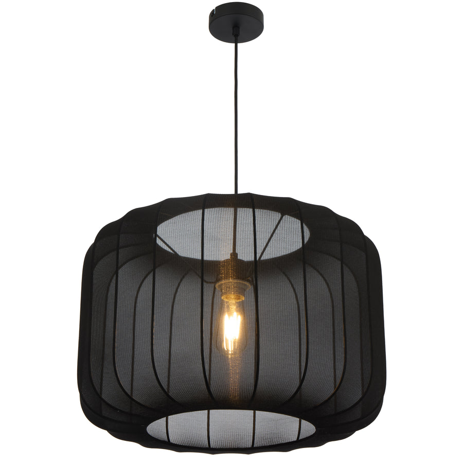TFS 50 PENDANT 25wE27max D500 H325 cab 2m BLACK