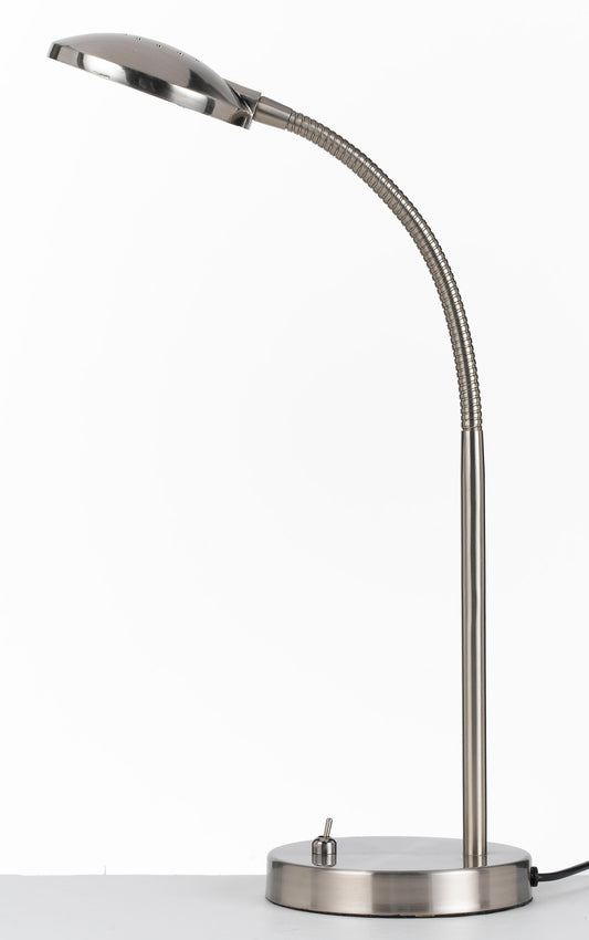 TFS LED DESK LAMP 6w LED H:550 420Lm NICKEL - 3000K