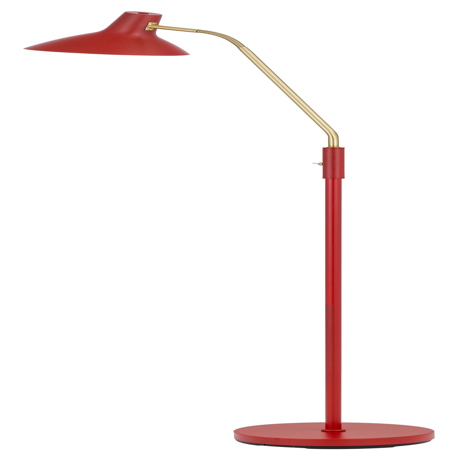 TFS FLOOR LAMP 25wE27max H:1580 D:230 RED/ BRASS MATT/RED ROCKET SWITCH
