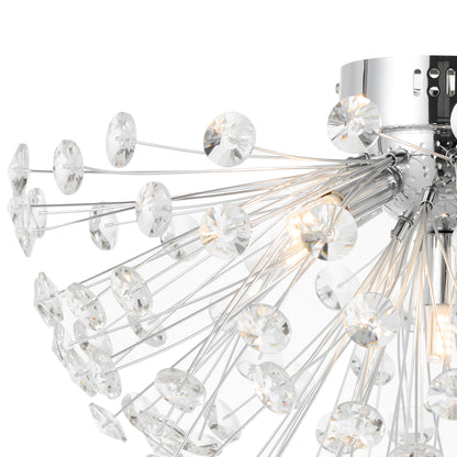 TFS 6LT CTC 6x6wG9max D:500 H:190 CRYSTAL H:200 CHROME / CLEAR