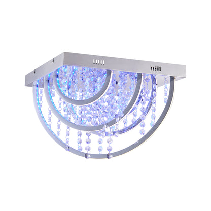 TFS CTC 25wLED 4000K L420 W420 H310 DIM+RGB BY RMTE 2500LM CHROME/CRYSTAL