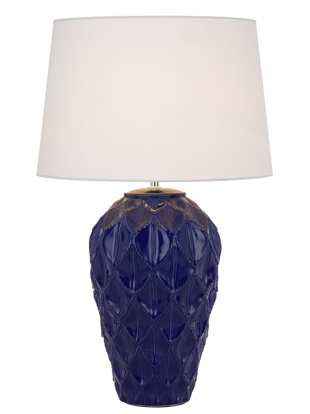 TFS CERAMIC TABLE LAMP 25wE27max D:400 H:640 BLUE / WHITE