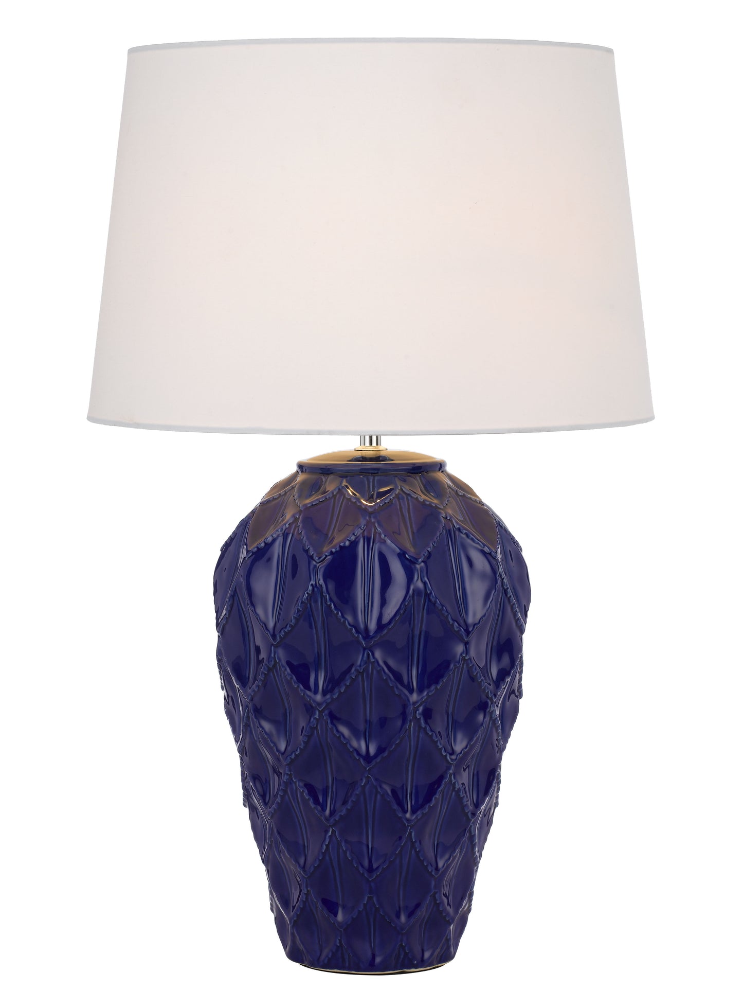 TFS CERAMIC TABLE LAMP 25wE27max D:400 H:640 BLUE / WHITE