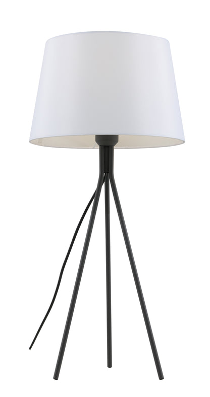 TFS TABLE LAMP 40wE27 max H610 D300 WHITE / DARK GREY