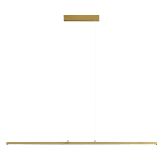 Zanostone TFS 140CM PENDANT 36wLED L:1400 W:38 H:25 cab 2M 3CCT STEP DIM 2450Lm BRASS