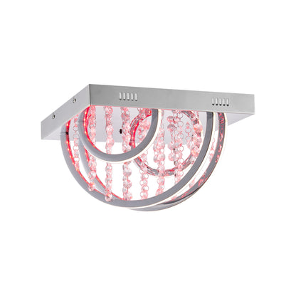 TFS CTC 16wLED 4000K L350 W350 H220 DIM+RGB BY RMTE 720LM CHROME/CRYSTAL