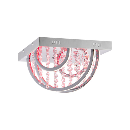 TFS CTC 16wLED 4000K L350 W350 H220 DIM+RGB BY RMTE 720LM CHROME/CRYSTAL