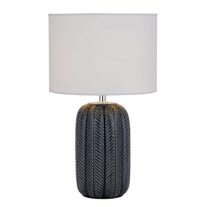 TFS CERAMIC TABLE LAMP 25wE27max H:490 D:300 BLUE/WHITE
