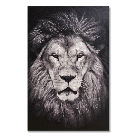 Lion Canvas Print with glitter