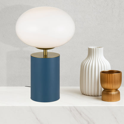 TFS TOUCH TABLE LAMP 5wE14 3000K D200 H320 BLUE 5007 / GOLD/ OPAL GLOSS