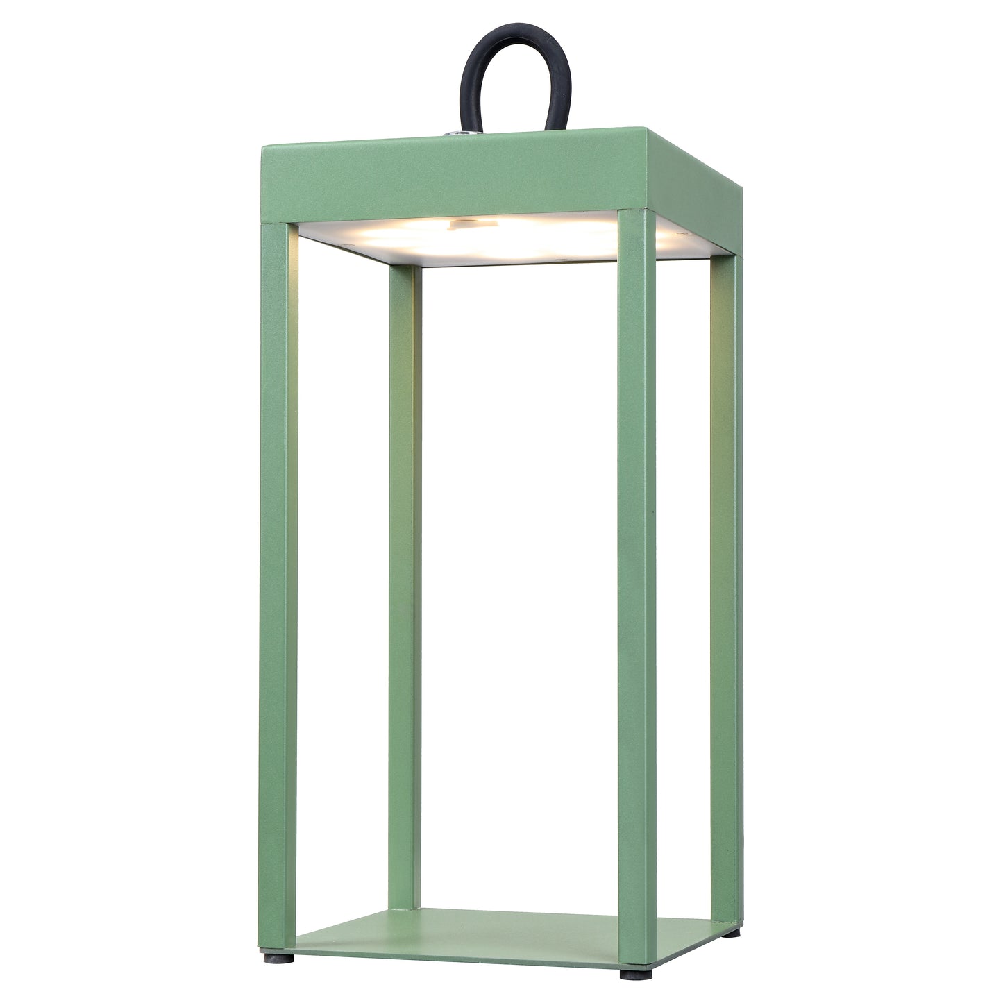 Cantoform TFS RECHARGEABLE TL 3wLED L:130 W:130 H:300 IP54 USB1M 2X2000mah 3000K GREEN