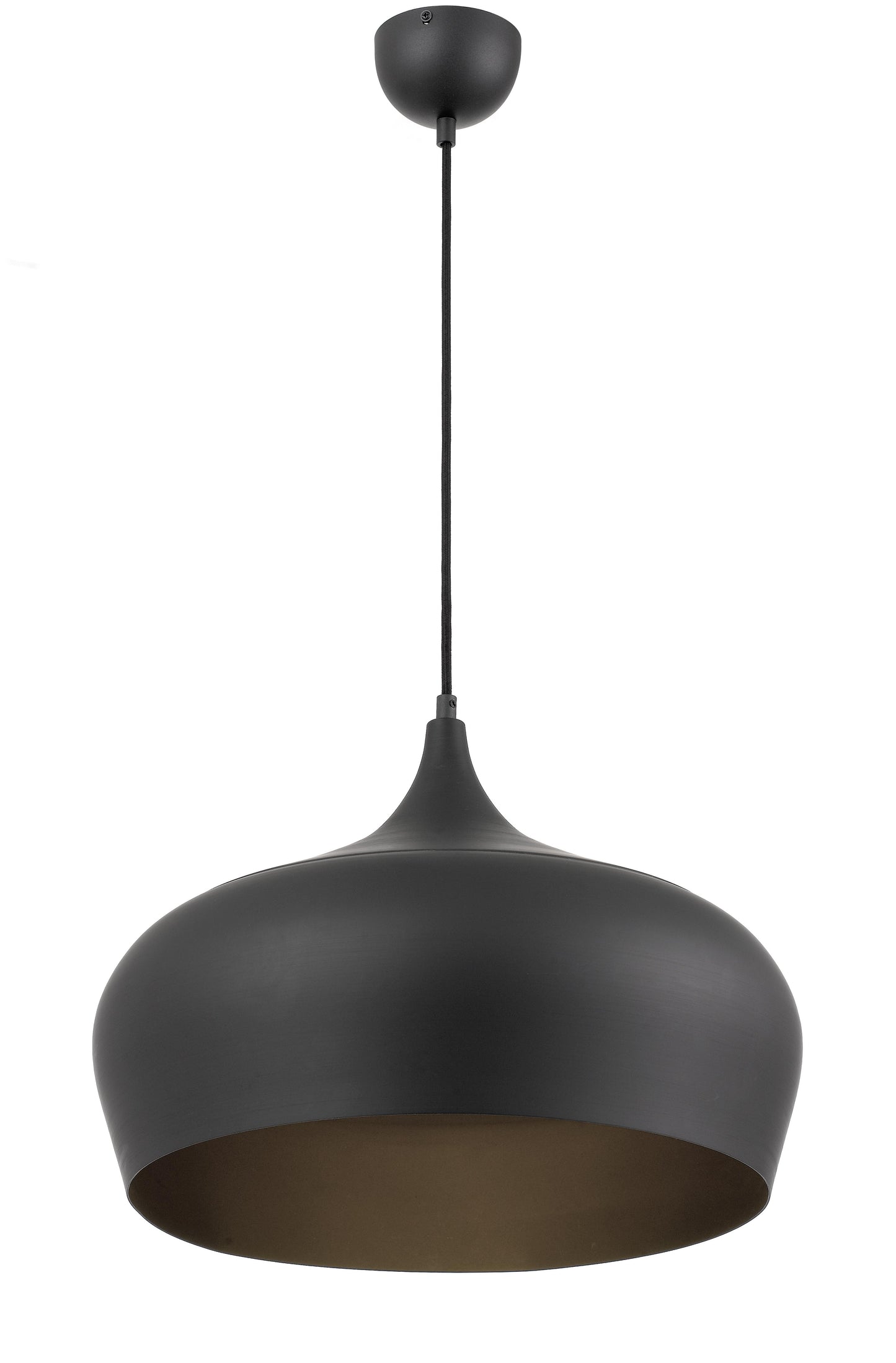 TFS 45 PENDANT 25wE27max D450 H380 + 1.5 TEX BLACK BRUSHED (BLACK)