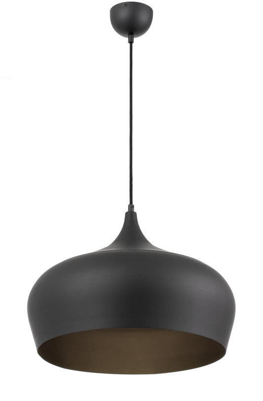 TFS 45 PENDANT 25wE27max D450 H380 + 1.5 TEX BLACK BRUSHED (BLACK)